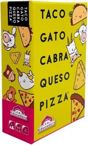 Taco, gato, cabra, queso, pizza