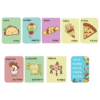Taco, globo, dulce, fiesta, pizza