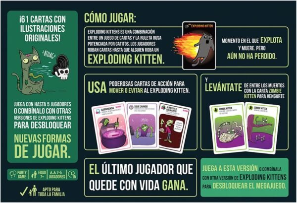 Exploding Kittens: Zombie Kittens
