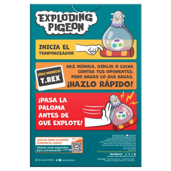 Exploding Kittens : Exploding Pigeon